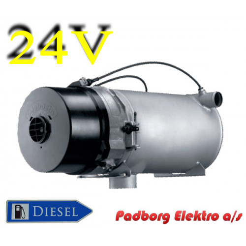 Webasto Thermo 230 vandvarmer diesel 24 volt 23kW.
